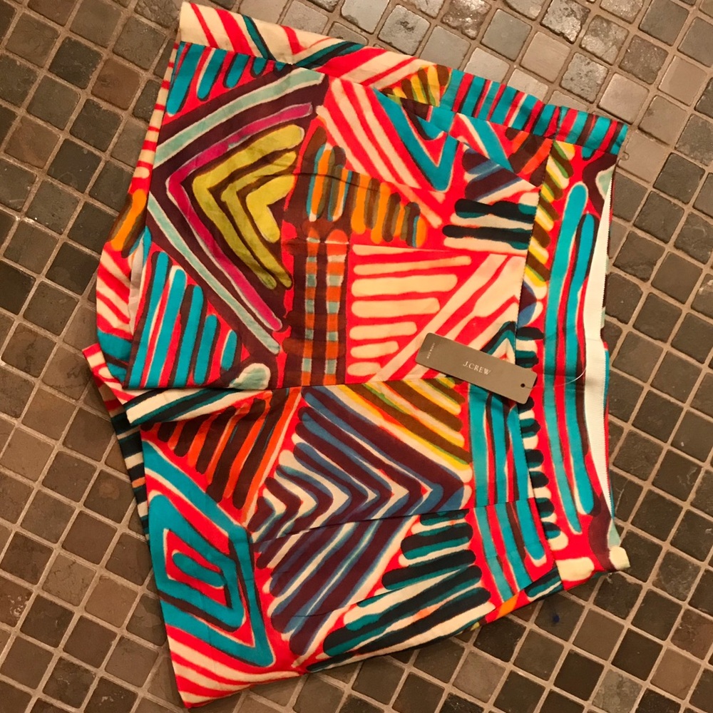 Abstract jcrew shorts